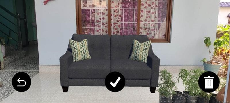 Interior design using augmented reality (Startup)